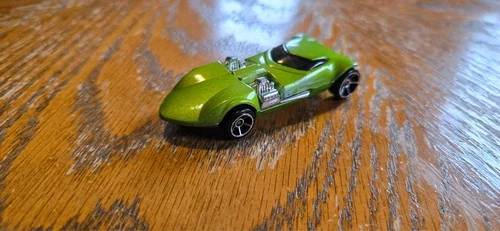 Hot Wheels Twin Mill Green 2014 Diecast Toy Vehicle Car Vintage 1:64 Mattel