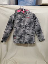Columbia Girls Winter Jacket WG5006 Hood Insulated Coat M 10/12