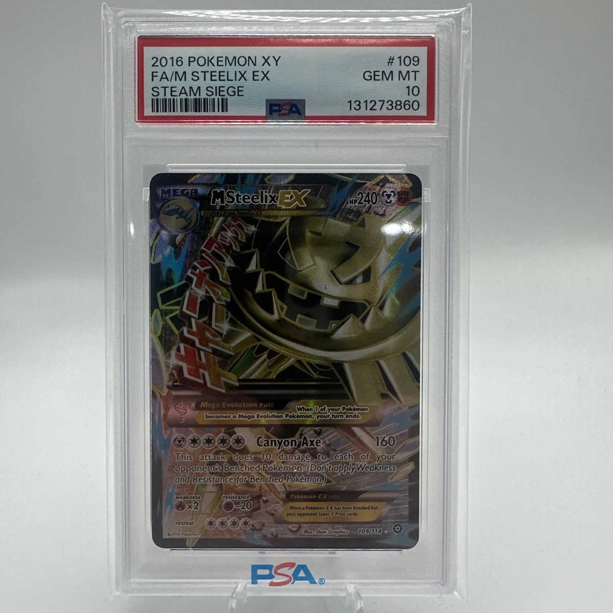 Pokémon TCG Professional Sports Authenticator (PSA) Steam Siege 