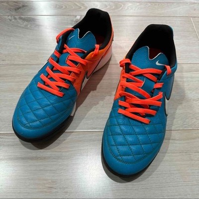 Nike Tiempo Gino Leather TF US 7.5 UK 6.5 631284 418 Soccer Futsal