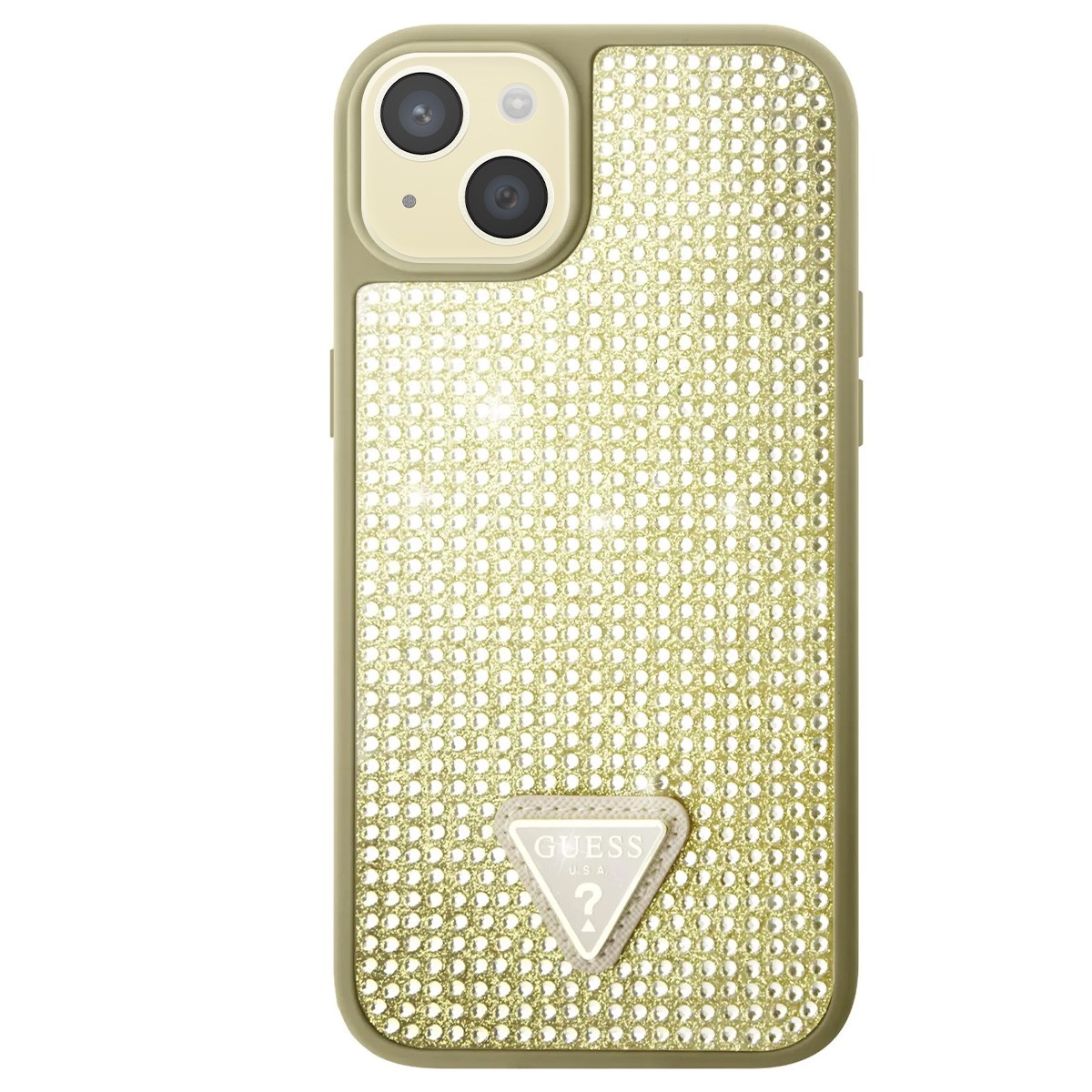 Coque Guess iPhone 15 Triangle Diamond chic pour soirée et quotidien - 2