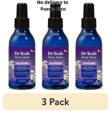  3 pack  6 fl oz Dr Teal's Sleep Spray with Melatonin  Essential Oils