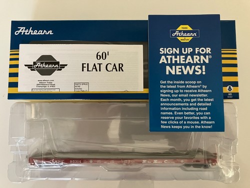 ¡NUEVO! Coche plano ATH97831 Athearn RTR Santa Fe 60' #95314 | Condition: New