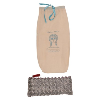 Nahui Ollin, Clutch, Damen, Grau/Weiß/Schwarz, Karo, 10, 2, 23 cm #y1i