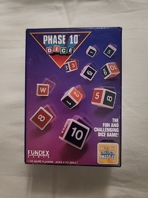 Fundex Phase 10 Dice Complete Game