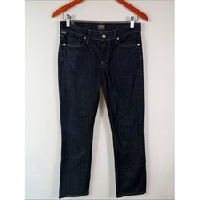 Citizens Of Humanity Elson Medium Rise Straight Leg Dark Indigo Jeans. Size 26