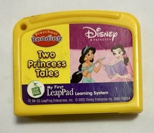 My First LeapPad Disney Two Princess Tales Cartridge Only No Book Fast Shipping