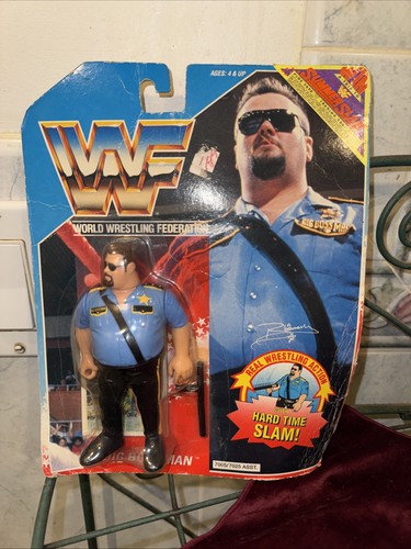 Hasbro WWF Big Boss Man with Hard Time Slam 1990 A...