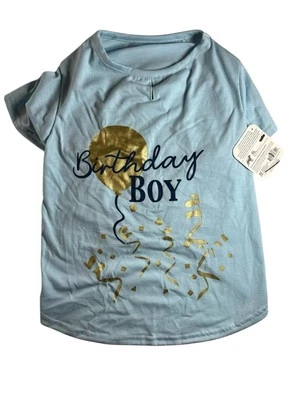 BOND & CO. NWT Bond & Co Birthday Boy Dog Shirt w/Leash Access EXTRA LARGE 19-22 IN PUPPY