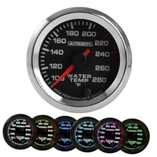 AUTOXBERT 7 Color 280F Water Coolant Temperature Gauge Kit with 1/8 NPT 