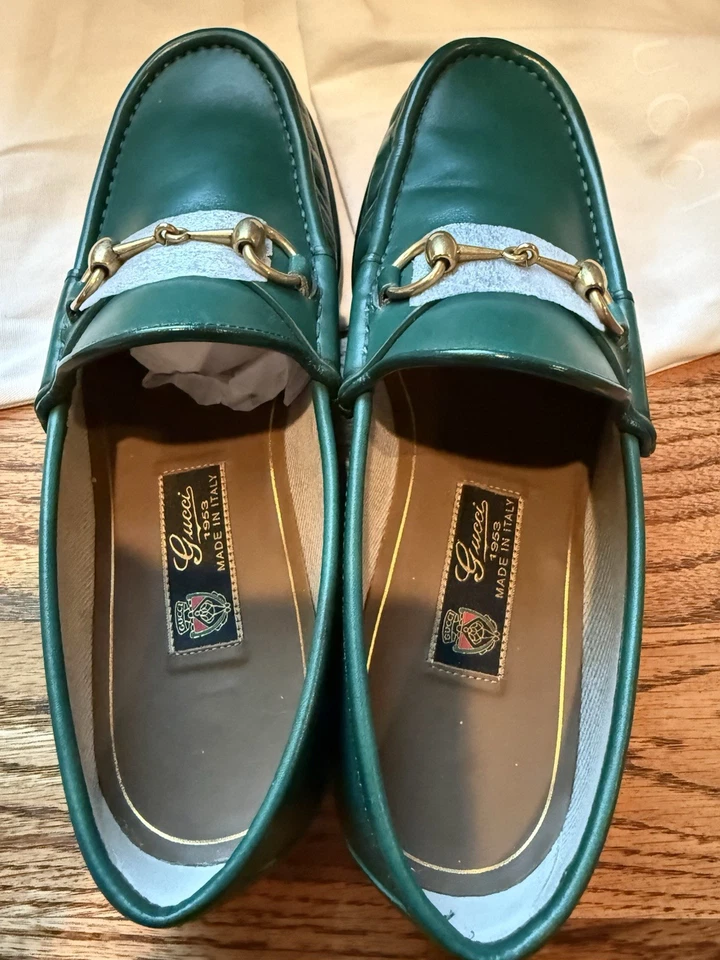 1953 Gucci Horsebit Loafer Size 7 Green Rare - Image 4 of 4