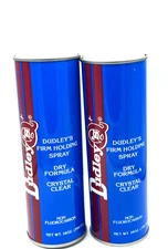 Lot/2 Dudley's Firm Holding Spray Dry Formula Crystal Clear ~ 14 oz x 2