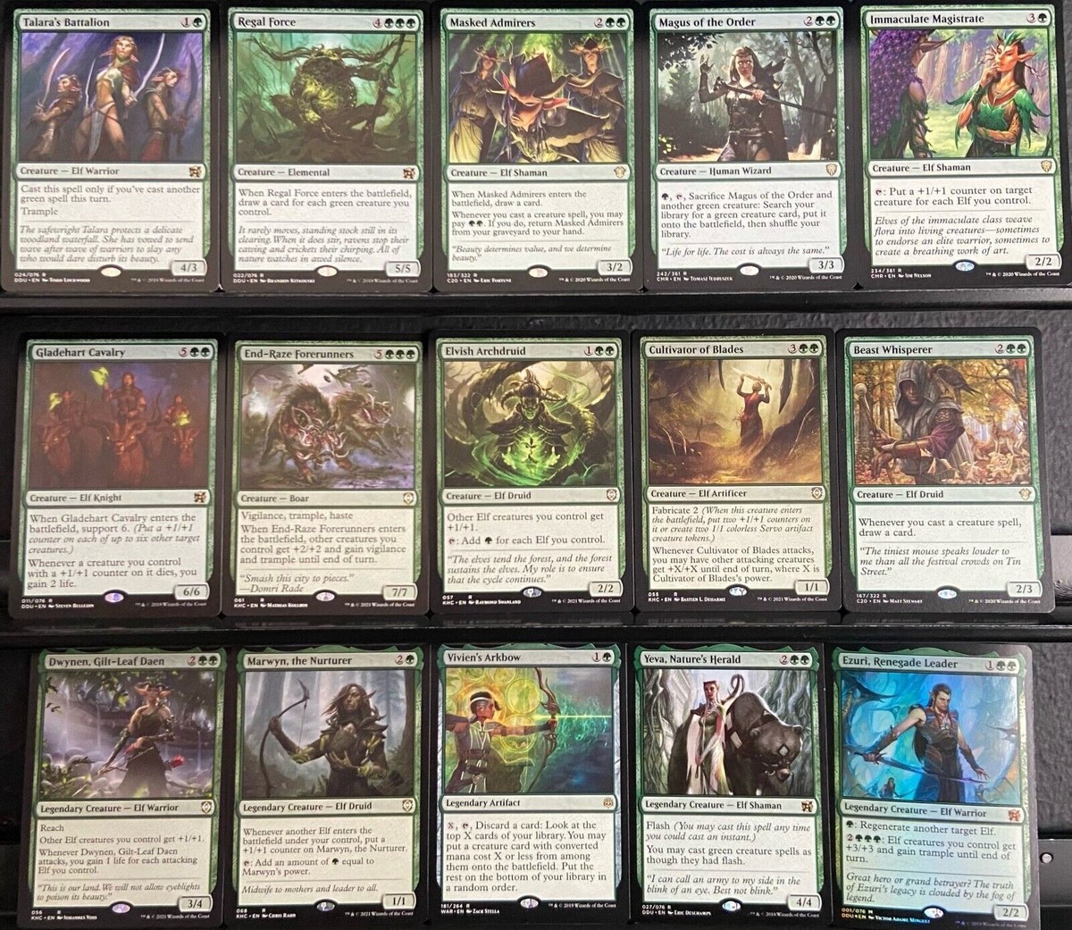 ***Custom Commander Deck*** Ezuri, Renegade Leader - Aggro Elves - EDH  Magic Elf | eBay