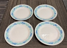 Corelle Ocean Dance Dolphins 4 Piece Salad Plates 8.5"