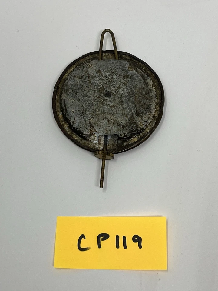 SETH THOMAS SCHOOLHOUSE REGULATOR CLOCK  PENDULUM BOB 2 1/4” CP119 - Image 3 of 4