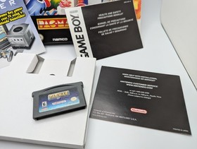 Pac-Man Classic NES Series Nintendo Game Boy Advance Box & Manual (READ DESC.)