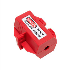 Polypropylene Plug Lockout Tagout 2 X 3-1/2 Inch with 2 Locking Holes for 110-12