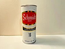 16oz. SCHMIDT BEER "BIRCHBARK" USBC 167-3 SS/WS/BO TOUGH CLEAN & STUNNING!