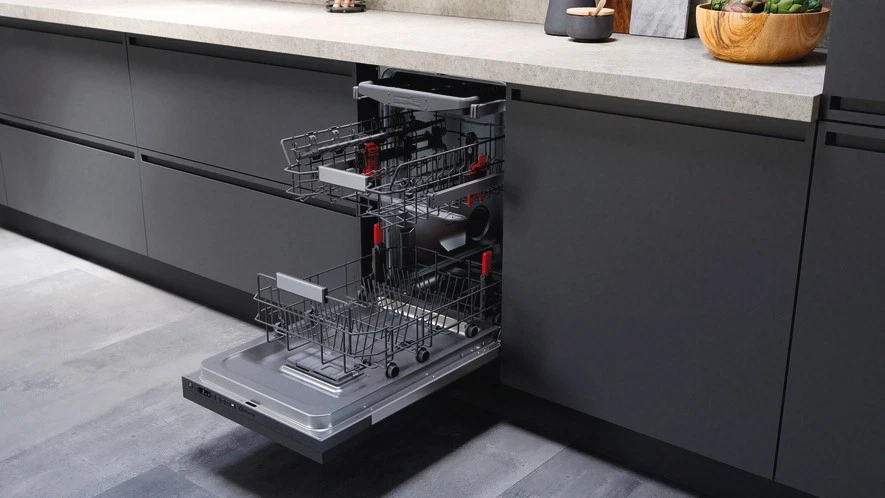 Bauknecht BSIO3O23PFEX Vollintegrierbarer Geschirrspüler (45 cm) ExtraDry EEK E - Bild 2 von 4