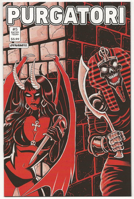 Dynamite Entertainment PURGATORI #5 first printing Ken Haeser TMNT Homage cover