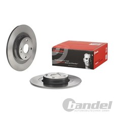 2X BREMBO BREMSSCHEIBEN 280mm VOLL HINTEN PASSEND FÜR ABARTH 124 FIAT 124