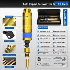 FOR Impact Screw Extractor Set Suitable for Manual or Drill Attachment Use