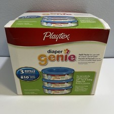 Playtex Diaper Genie Essentials/Elite Refill Bags 3 Refills/810 Total NEW
