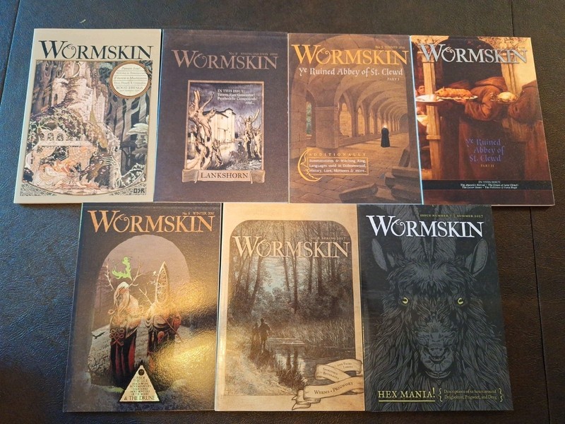 Wormskin OSR RPG Fantasy ZINE 1-7 (POD)