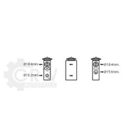 Expansionsventil Klimaanlage FüR Fiat Stilo 1.9 JTD Bj.04-06