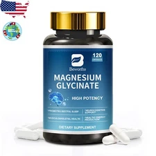 Magnesium Three Forms Complex with Ashwagandha Capsules For Sleep Stress Relief