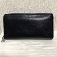 Diesel Men Round Zipper Long Wallet Black Vintage Luxury Classic Stylish Italian