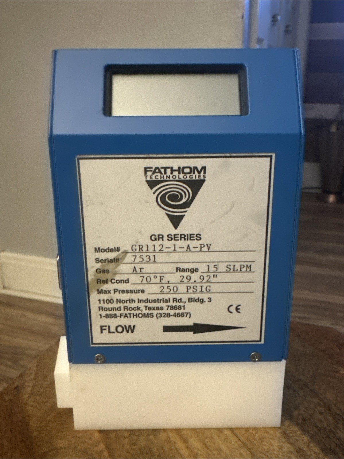 Fathom GR Series Model GR116-1-A-PV Flow Meter