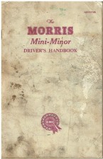 MORRIS MINI MINOR MK1 850 SALOON MANUALE ISTRUZIONI ORIGINALE 1959 PROPRIETARI