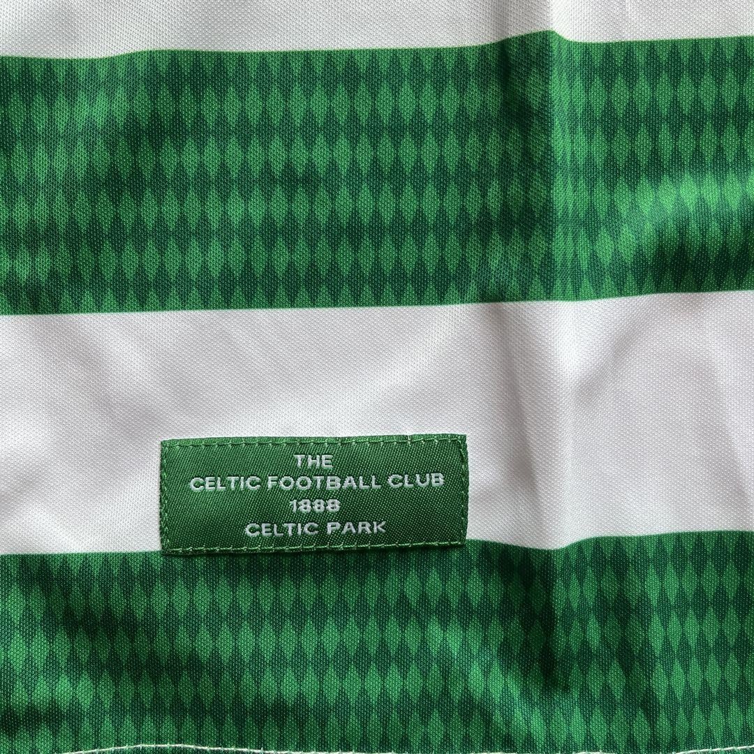 Celtic FC 1998/99 Home Jersey #7 Larsson UMBRO 2XL Short