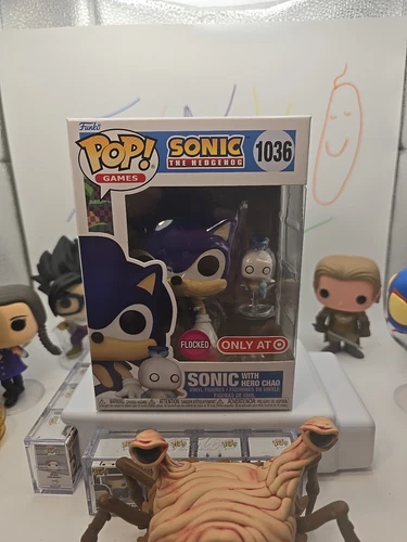 FUNKO POP! GAMES SONIC THE HEDGEHOG #1036 SONIC WITH HERO CHAO TARGET EXCLUSIVE