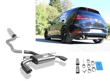 Fox Edelstahl Sport-Komplettanlage VW Golf 7 GTI 245 je 100mm doppelwandig