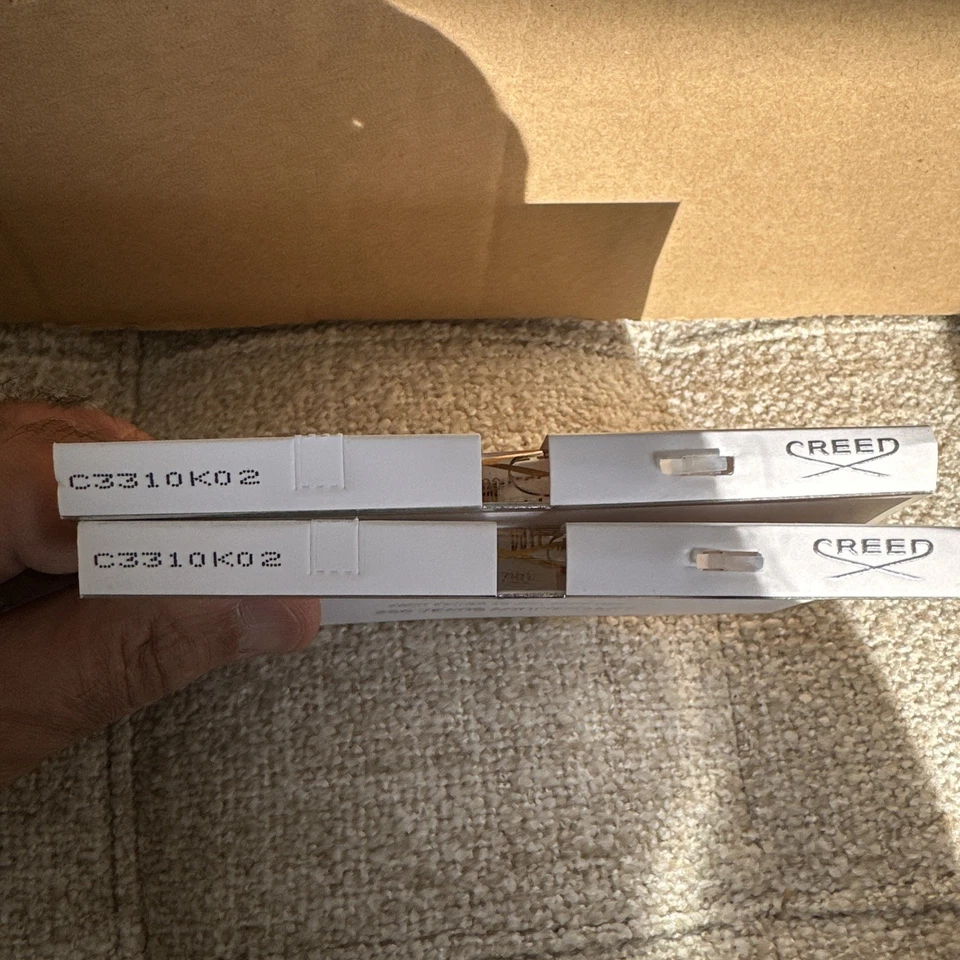 Creed Imperial Millesime Lote L C3310k02 2.5 ml Frasco Artículo Raro LOTE DE 2 Paz Foto 3 de 3