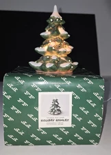 Fitz & Floyd Holiday Hamlet Small Christmas Tree Enchanted Forest Original Box