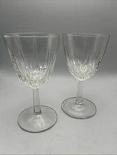 2  "Diamant" by Cristal D'Arques-Durand  8oz Luminarc Claret Wine Glass 5.75"