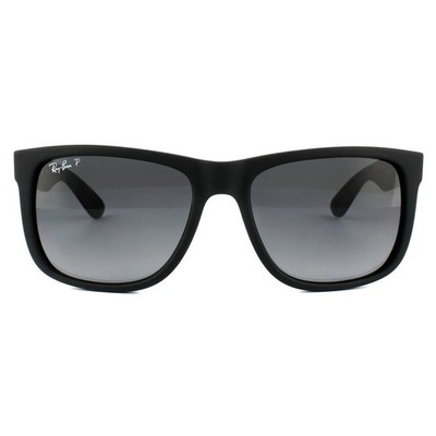 Ray-Ban Justin RB4165   Schwarz Matt / Grau Verlauf 622/T3 5652 Neu & OVP