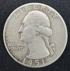 1951-P Washington Quarter