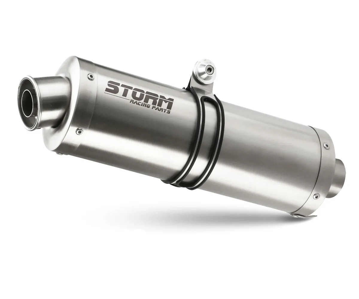 Exhaust Storm by Mivv Muffler Oval Steel for Honda Hornet 600 1998 > 2000
