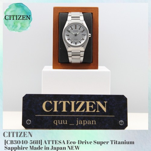 Citizen CB3040-56H ATTESA Eco-Drive Super Titanium Sapphire Made in Japan NEW
