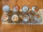Eight Vintage Orange Swirl Juice Glasses-4 Inches Tall-5 Ounces — photo 8