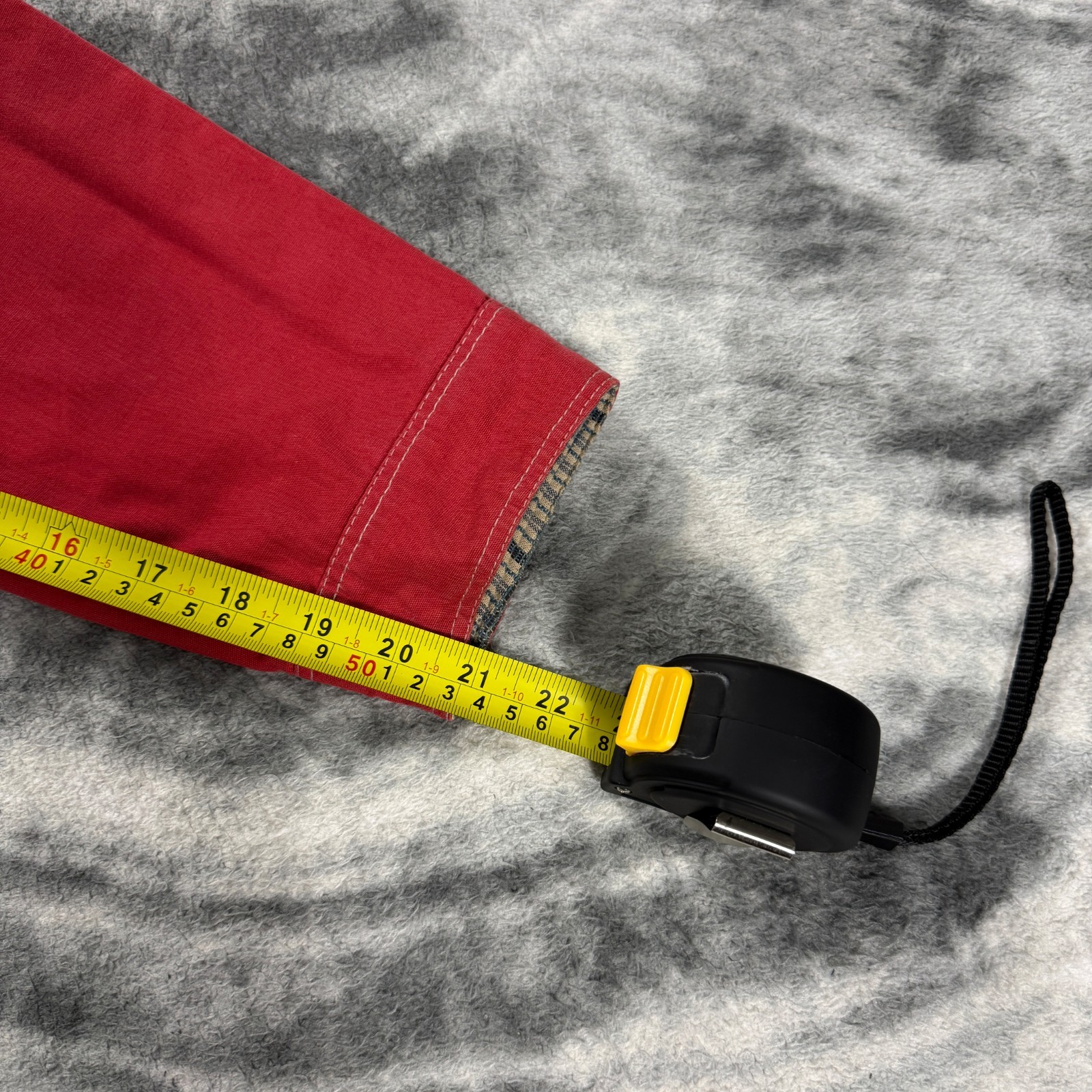 Vintage Quiksilver 90s Red Checked Reversible Size L/XL Utility Overshirt Jacket image 4