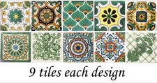 90 SPECIAL Mexican Tiles Talavera Ceramic Han...