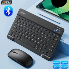 Bluetooth Wireless Keyboard & Mouse Set MacBook iPad Android iOS Windows Gift