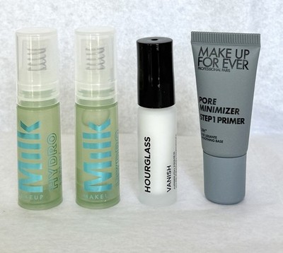 4PC Milk Makeup Hydro Grip/Hourglass Vanish/Makeup For Ever Face Primer