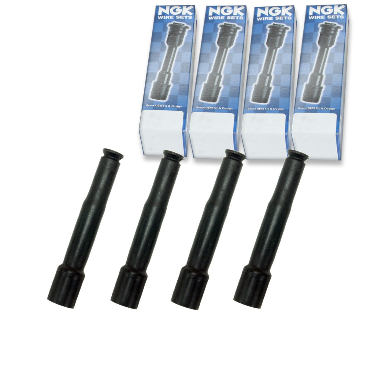 4 pc NGK 58928 CPB-EU002 Ignition Coil Boots for SPP58E SPP58 SPB122 702446 uh