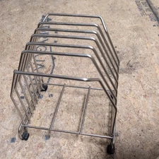 SAN JAMAR Commercial  6 Slot Cutting Board Rack,10.7 in L,11.02 in H 6CAF7